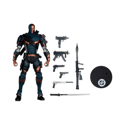 Deathstroke Figura De Acción Batman Arkham Origins Dc Multiverse Mcfarlane Toys 18 cm