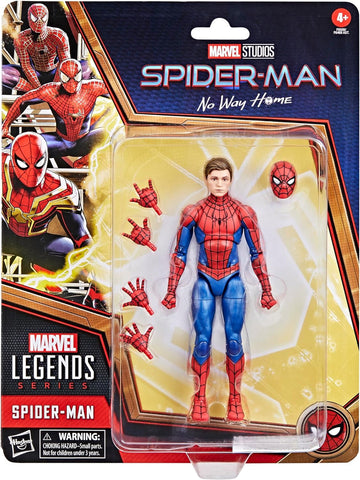 Spiderman Tom Holland Figura De Acción Spiderman No Way Home Marvel Legends Hasbro 17 Cm