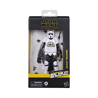 Scout Trooper Figura De Acción Star Wars May The 4th Be With You Premium Black Series Hasbro 16 Cm