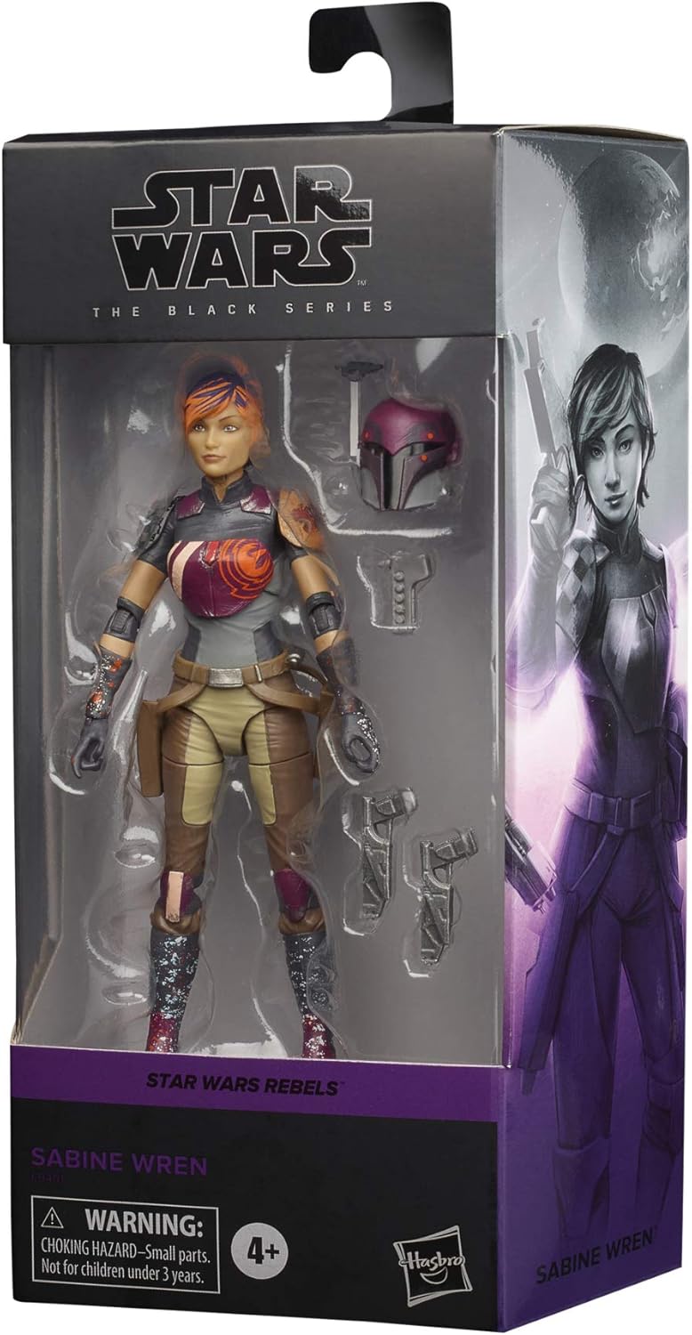 Sabine Wren Figura De Acción Star Wars Rebels The Black Series Hasbro 16 Cm