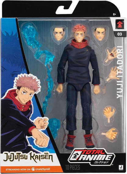Yuji Itadori Figura de Acción jujutsu Kaisen Total Anime Jazwares 16 Cm