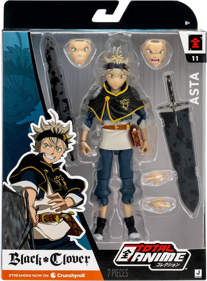 Asta Figura de Acción Black Clover Total Anime Jazwares 15cm