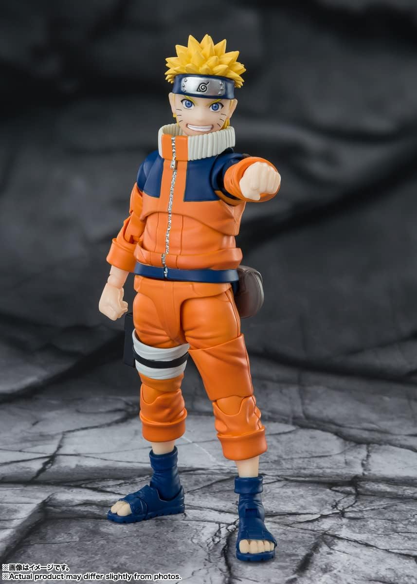 Naruto Uzumaki The No. 1 Most Unpredictable Ninja Figura de Acción Sh Figuarts Bandai 15 Cm