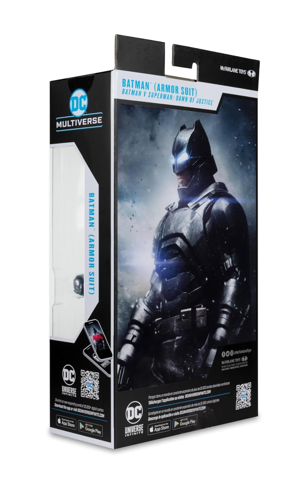 Batfleck Batman Armor Suit Figura de Acción BVS Dawn Of Justice Dc Mcfarlane Toys 18 C