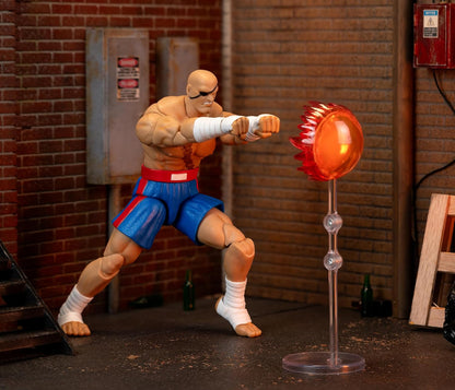 Sagat Figura De Acción Ultra Street Fighter II Jada Toys 21 Cm