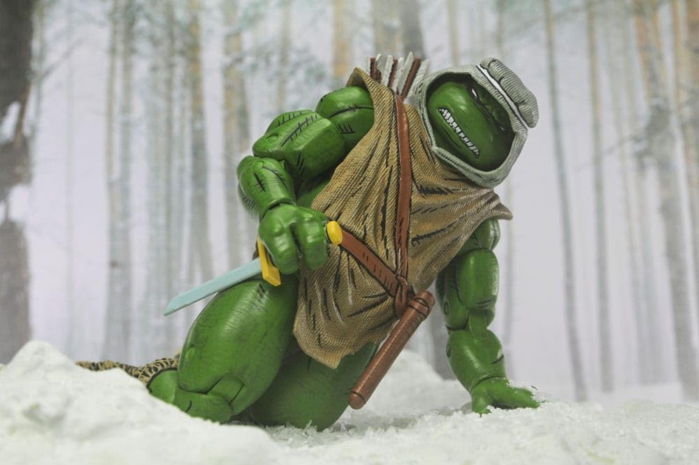 Hunter Leonardo Figura de Acción Eastman and Lairds Teenage Mutant Turtles Mirage TMNT Neca 16 cm