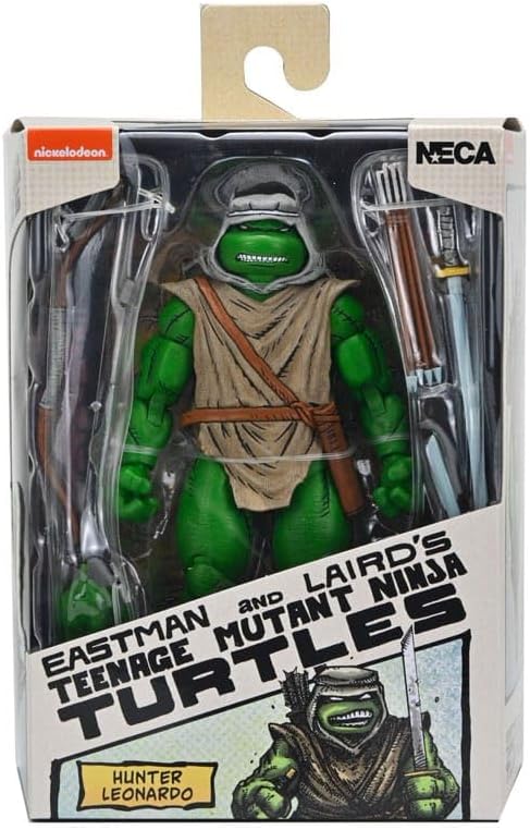 Hunter Leonardo Figura de Acción Eastman and Lairds Teenage Mutant Turtles Mirage TMNT Neca 16 cm