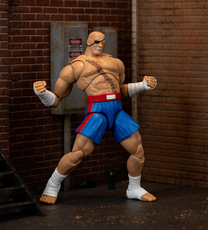 Sagat Figura De Acción Ultra Street Fighter II Jada Toys 21 Cm