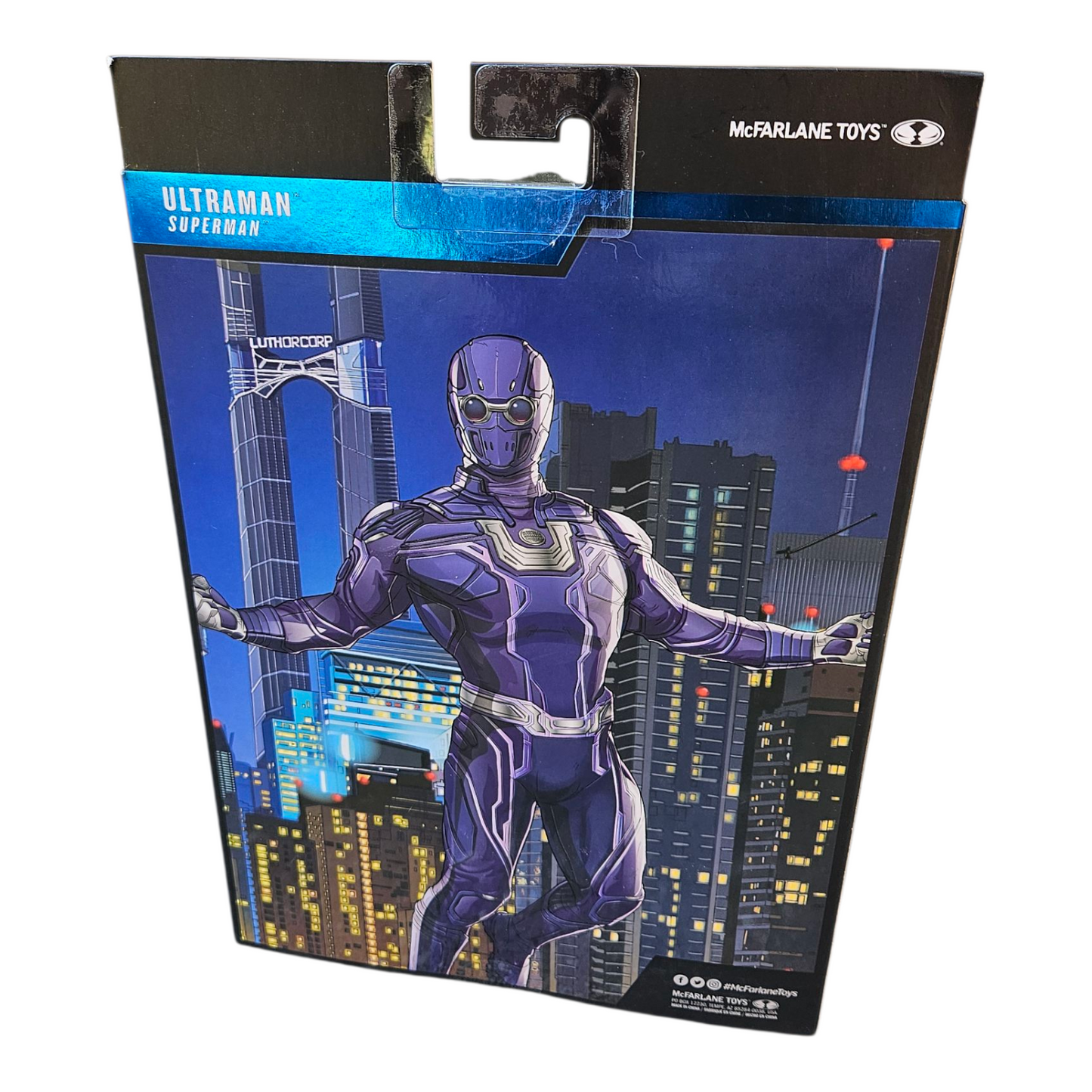 Ultraman Battle Damaged Gold Label Figura de Acción Superman 2025 Deluxe Theatrical Edition Mcfarlane 17 cm