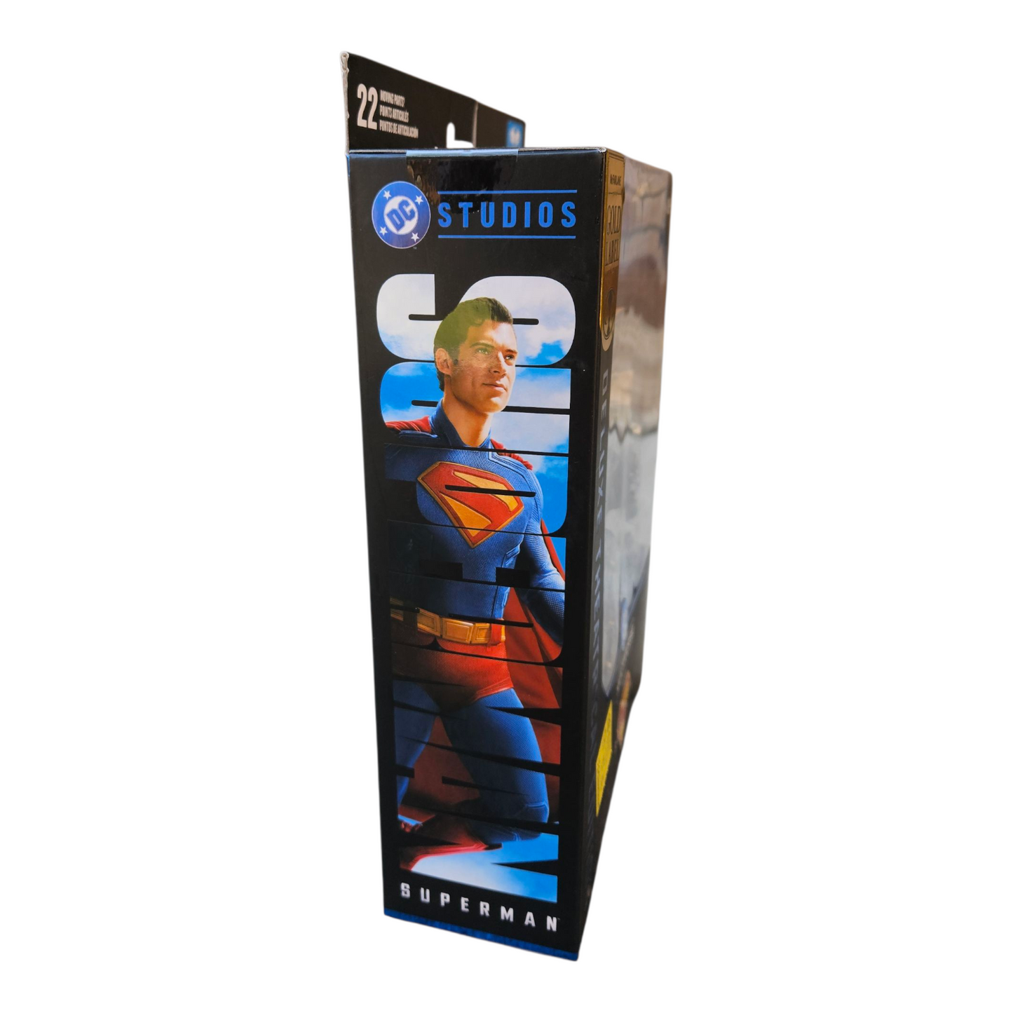 Ultraman Battle Damaged Gold Label Figura de Acción Superman 2025 Deluxe Theatrical Edition Mcfarlane 17 cm