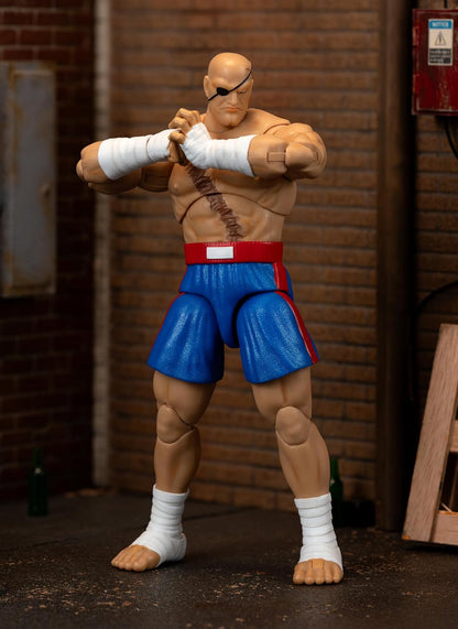 Sagat Figura De Acción Ultra Street Fighter II Jada Toys 21 Cm