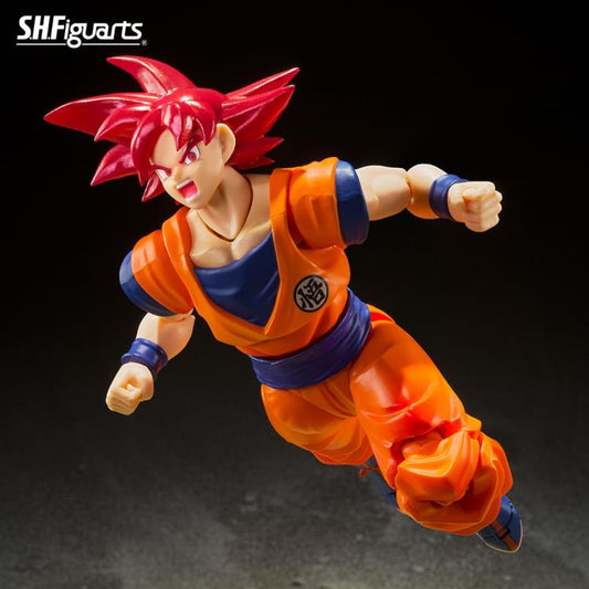 Goku Super Saiyan God Red Figura De Acción Dragon Ball Super SH Figuarts 15 Cm
