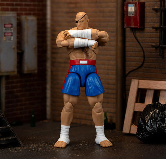 Sagat Figura De Acción Ultra Street Fighter II Jada Toys 21 Cm