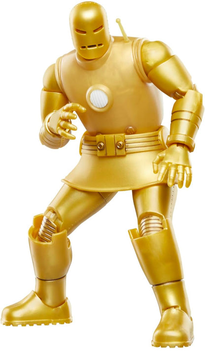 Iron Man Model 01 Gold Figura De Acción Retro Marvel Legends 17 Cm