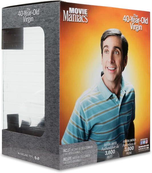 Andy Stitzer Figura Estatua The 40 Year Old Virgin McFarlane Toys 16 Cm