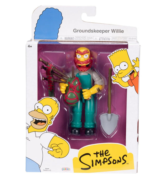Willie El Jardinero Figura de Acción Los Simpson Jakks Pacific 12cm