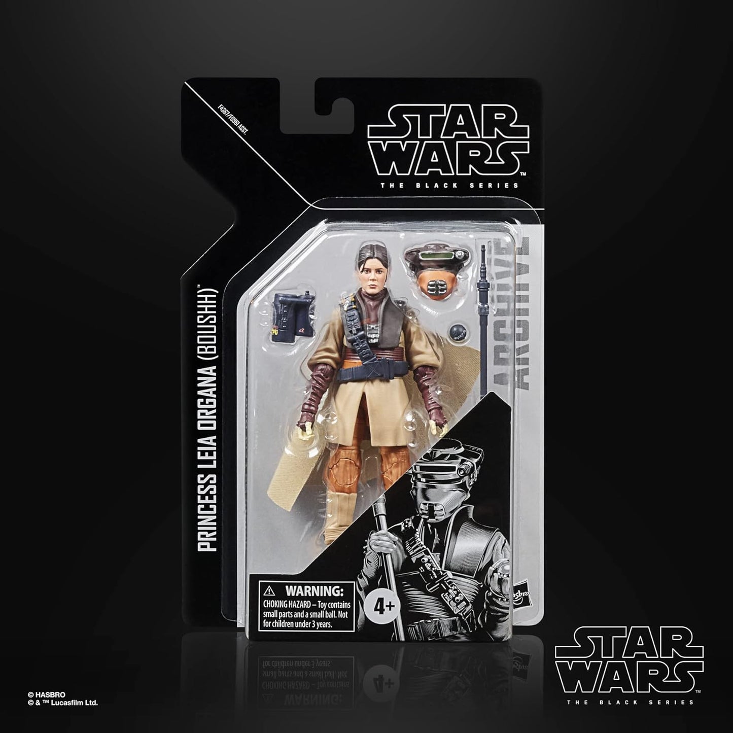 Princess Leia Organa Boushh Figura De Acción Star Wars Black Series Archive Hasbro 16 Cm