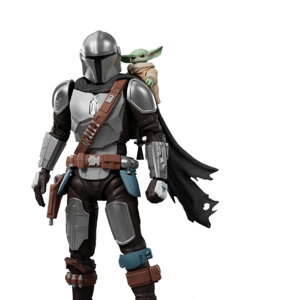 Mandalorian & Grogu Figura de Accion Star Wars Model Kit Blokees Champion Class 15 Cm