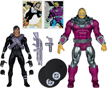 Superman Vs Mongul Pack Figura de Acción Return Of Superman Dc Multiverse Megafig Mcfarlane Toys 23 Cm