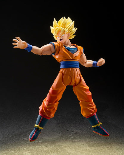 Son Goku Super Saiyan The Games Begin Figura De Acción Dragon Ball Z Sh Figuarts Bandai 16 Cm