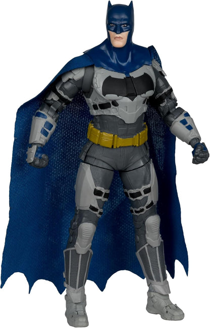 Batman Batfleck Blue/Grey Figura De Acción The Flash Movie Justice League Dc Mcfarlane Toys 18 Cm