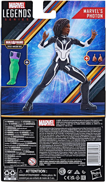 Monica Rambeau Figura De Acción The Marvels Marvel Legends Hasbro 16 Cm BAF Hulk
