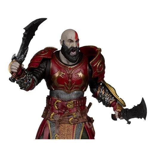 Kratos Ares Armor Figura de Accion God Of War Ragnarok Mcfarlane Toys Elite 19 Cm