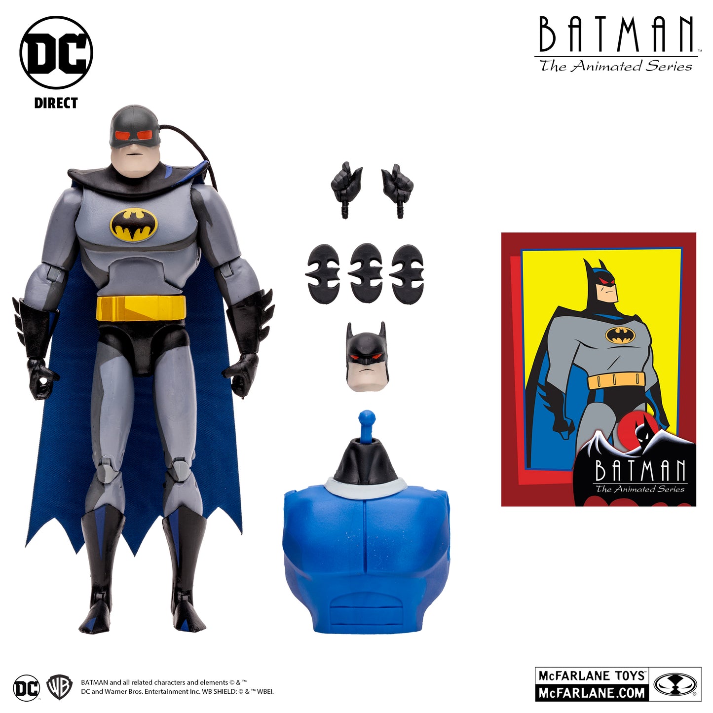 Batman BAF Lock Up Figura De Accion The Animated Series Mcfarlane DC Direct 16 cm