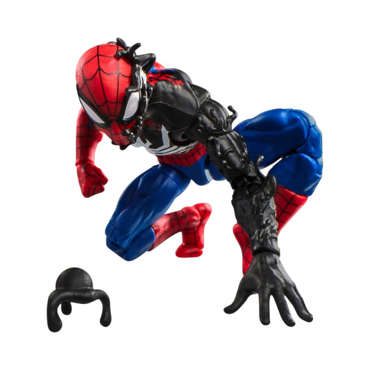 Spiderman Alien Costume Figura De Accion Secret Wars Marvel Legends 16 Cm