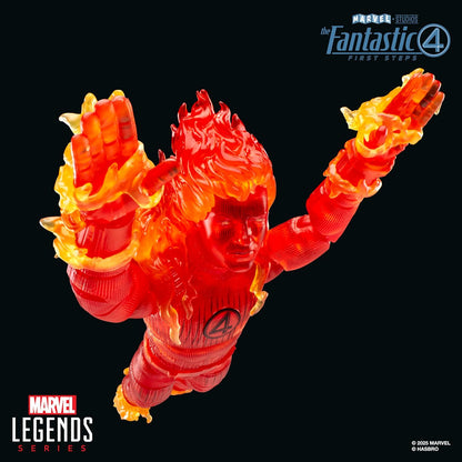 Human Torch Figura De Acción Fantastic 4 First Steps Marvel Legends Hasbro 16 Cm
