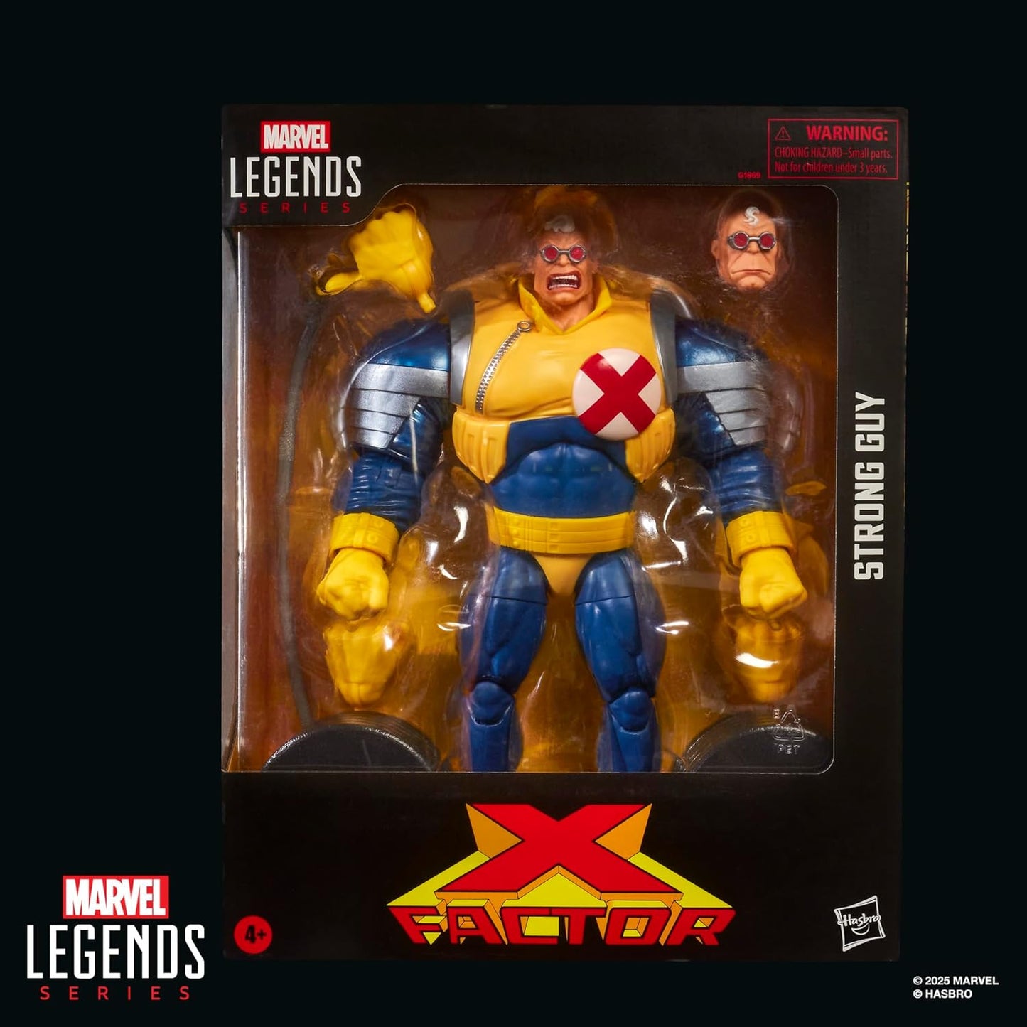 Strong Guy Figura de Acción X Men X Factor Marvel Legends Retro Hasbro 21 Cm