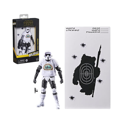 Scout Trooper Figura De Acción Star Wars May The 4th Be With You Premium Black Series Hasbro 16 Cm