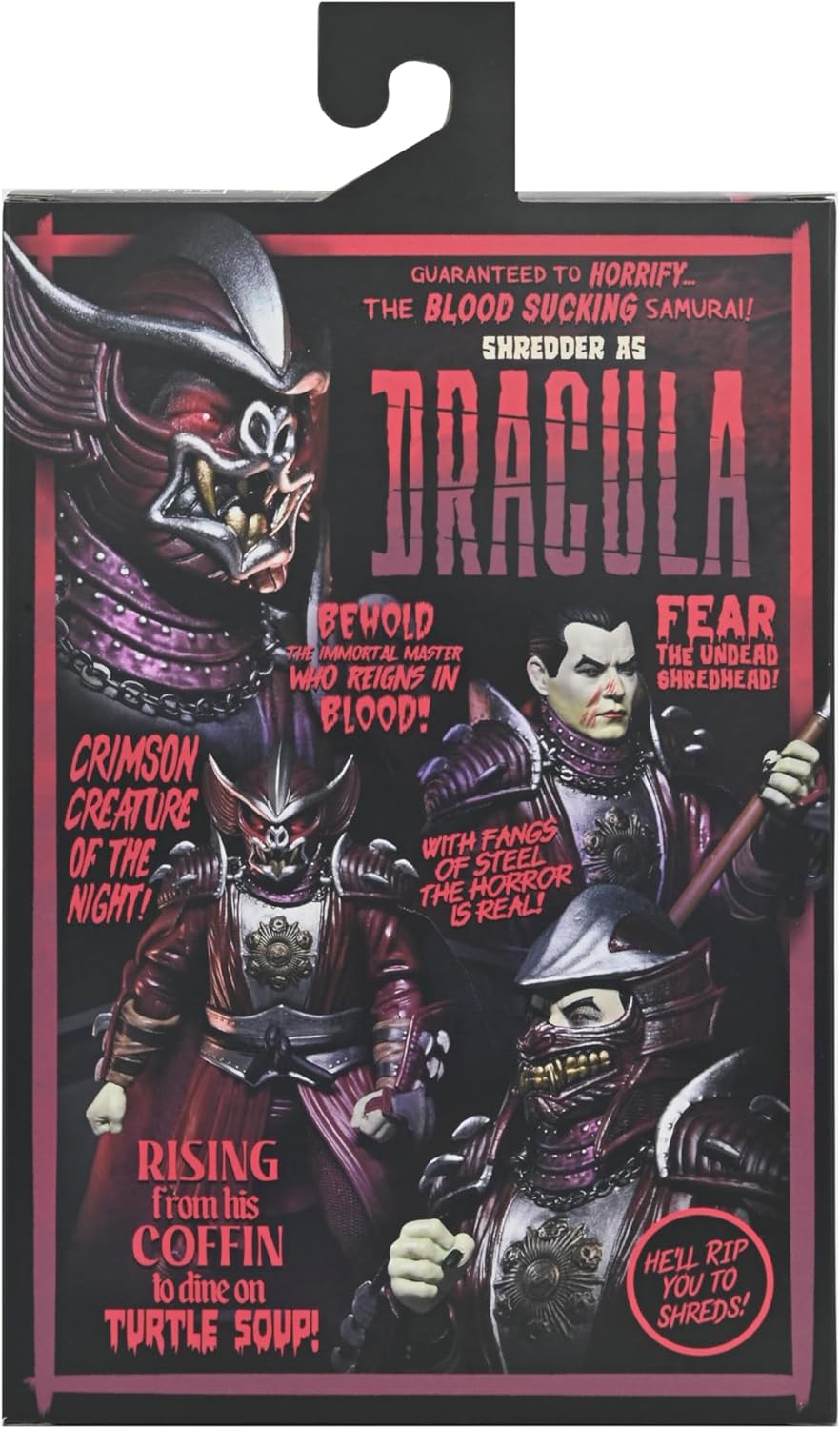Shredder As Drácula Figura De Acción Teenage Mutant Ninja Turtles Universal Monsters Neca Ultimate Toys 18 Cm