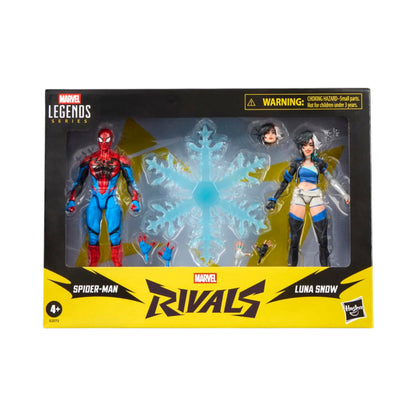 Spiderman & Luna Snow 2 Pack Figuras de Acción Marvel Rivals Marvel Legends 16 Cm
