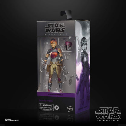 Sabine Wren Figura De Acción Star Wars Rebels The Black Series Hasbro 16 Cm