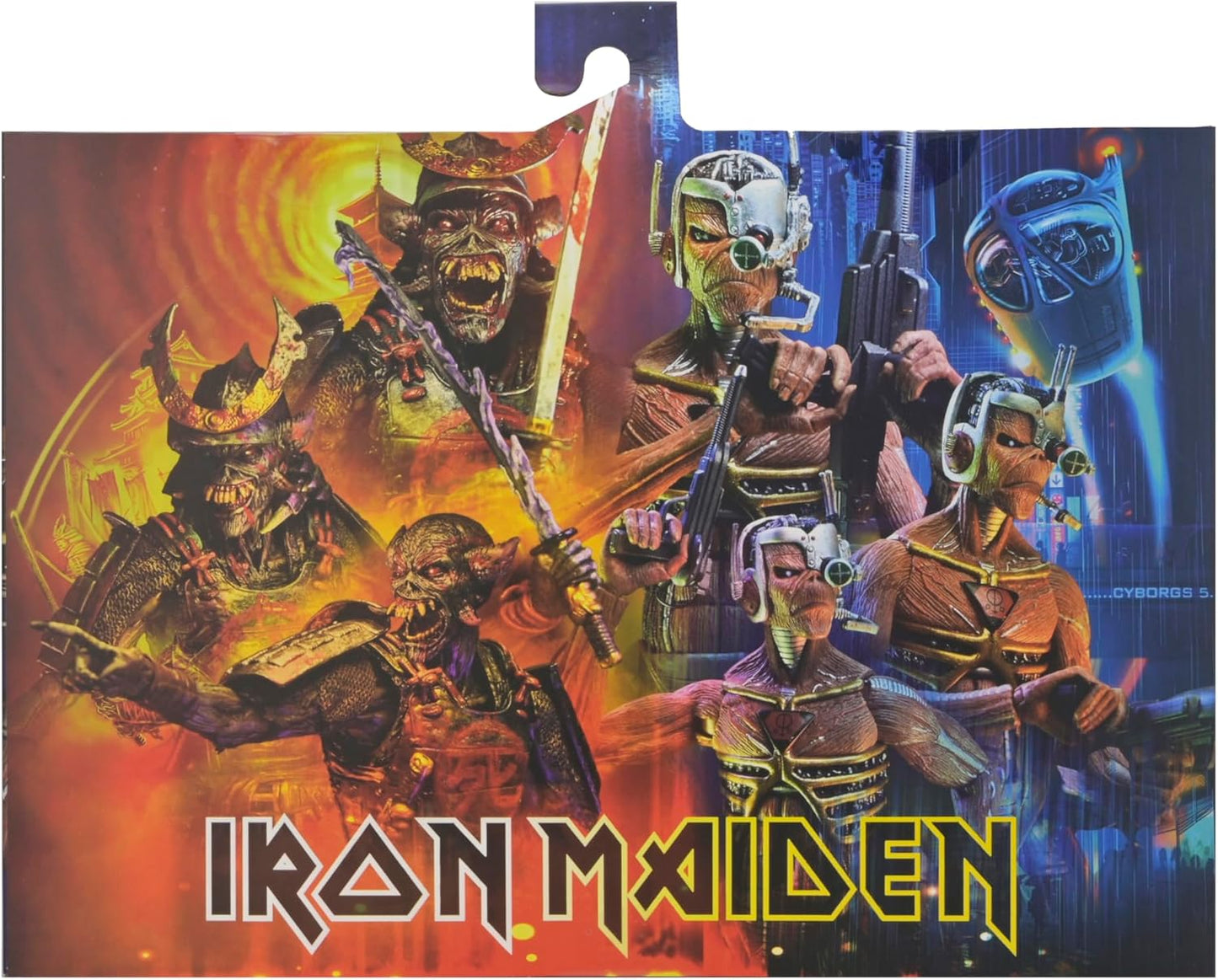 Senjutsu Eddie And Somewhere In Time Pack Figura De Acción Iron Maiden Future Past World Tour Neca 18 Cm