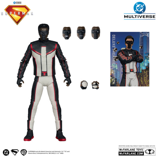 Mister Terrific Platinum Edition Figura De Acción Superman DC Mcfarlane Collector Edition 18 Cm
