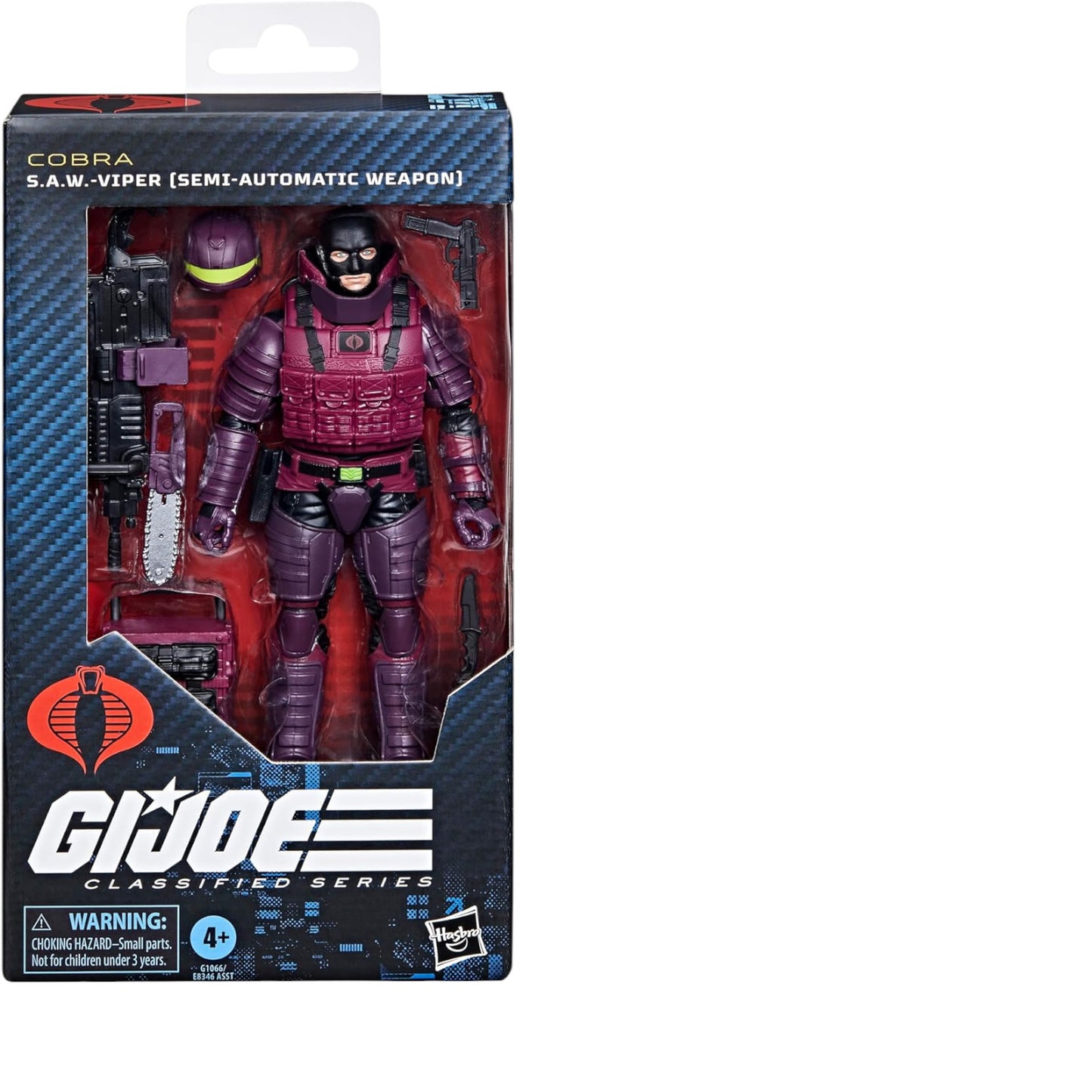 Saw Viper Figura de Accion Cobra Gi Joe 147 Classified Series 16 Cm
