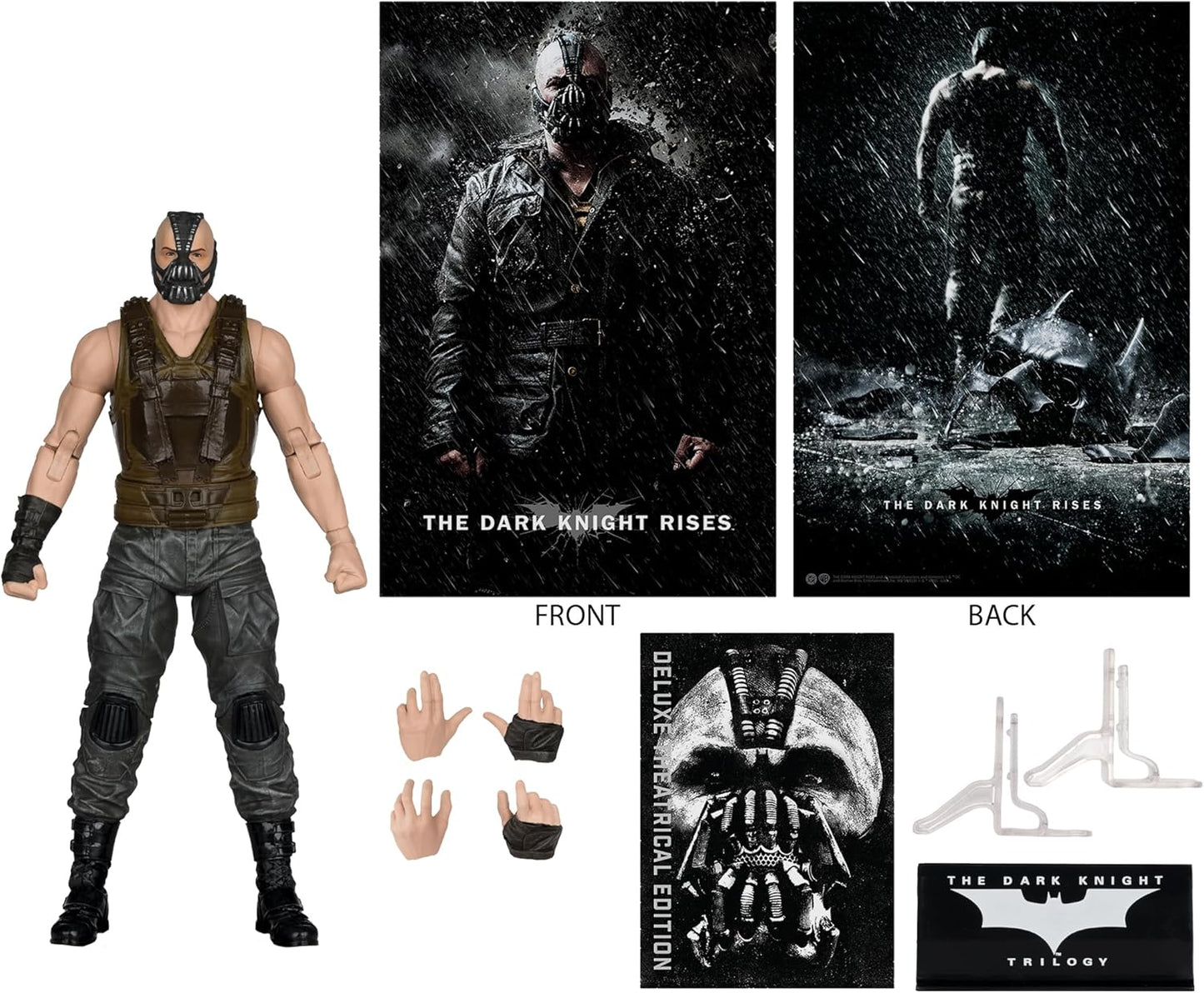 Bane Figura De Acción Batman Dark Knight Rises DC Multiverse Mcfarlane Toys 18 Cm