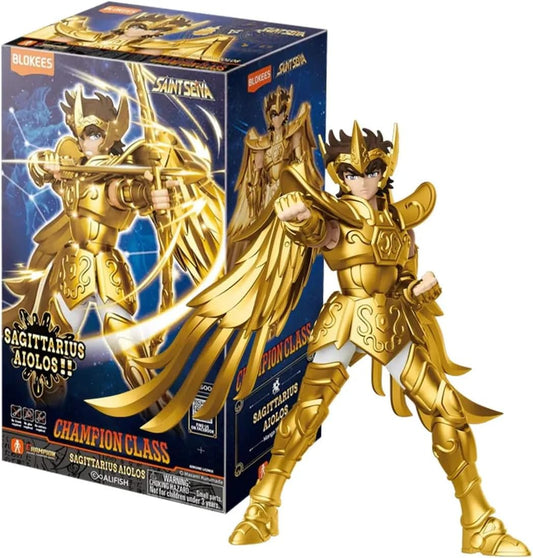 Sagittarius Aiolos Figura de Accion Saint Seiya Blokees Champion Class 15 Cm