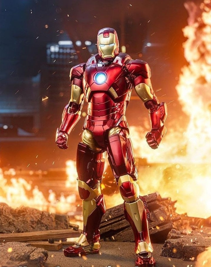 Iron Man Mark 09 Figura de Accion Avengers Iron Man 3 Zd Toys 18cm