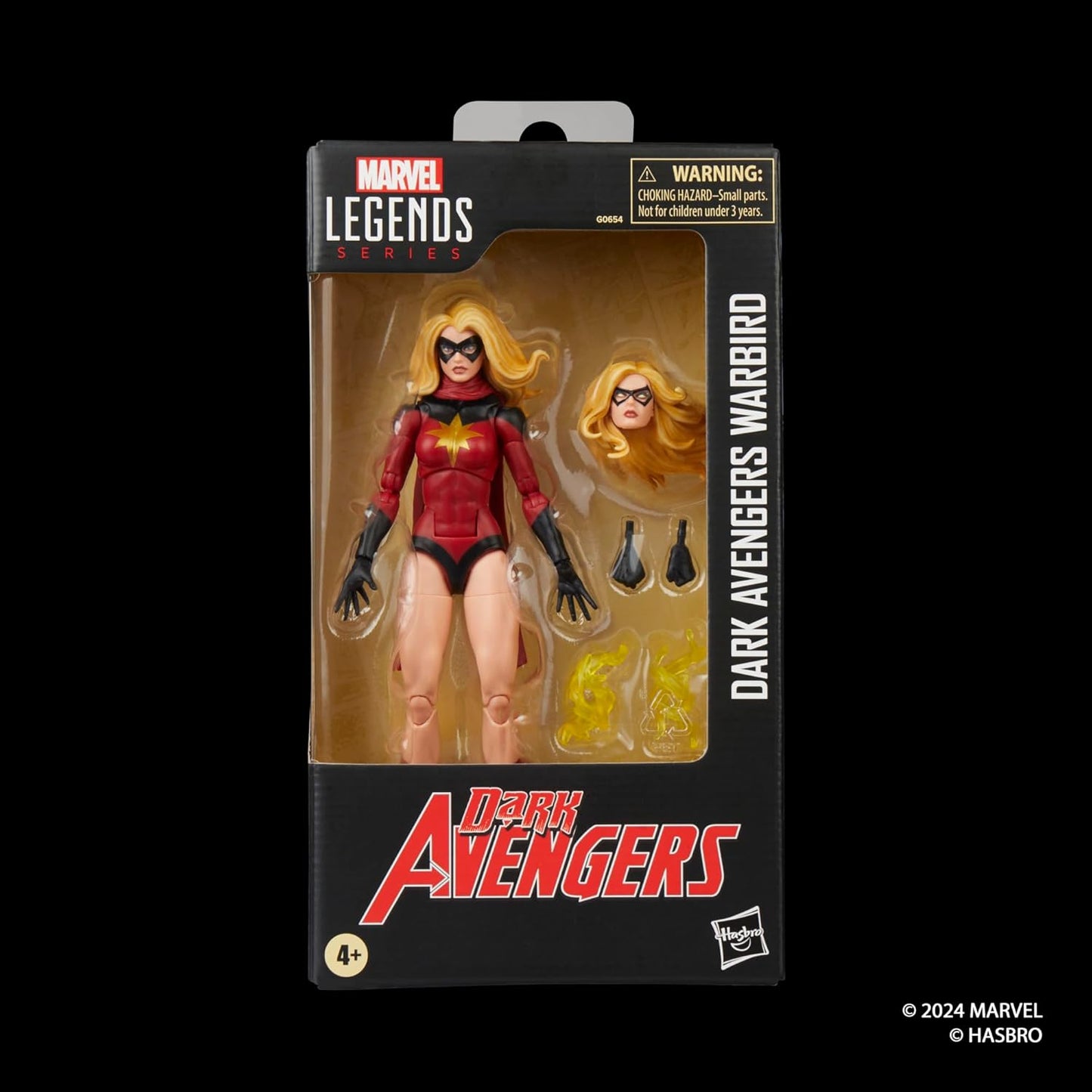 Warbird Figura de Accion Dark Avengers Cap Marvel Marvel Legends 16 Cm