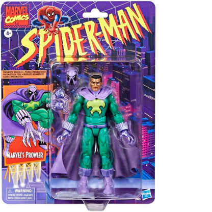 Prowler Figura De Accion Spderman Animated Series Marvel Legends 16 Cm