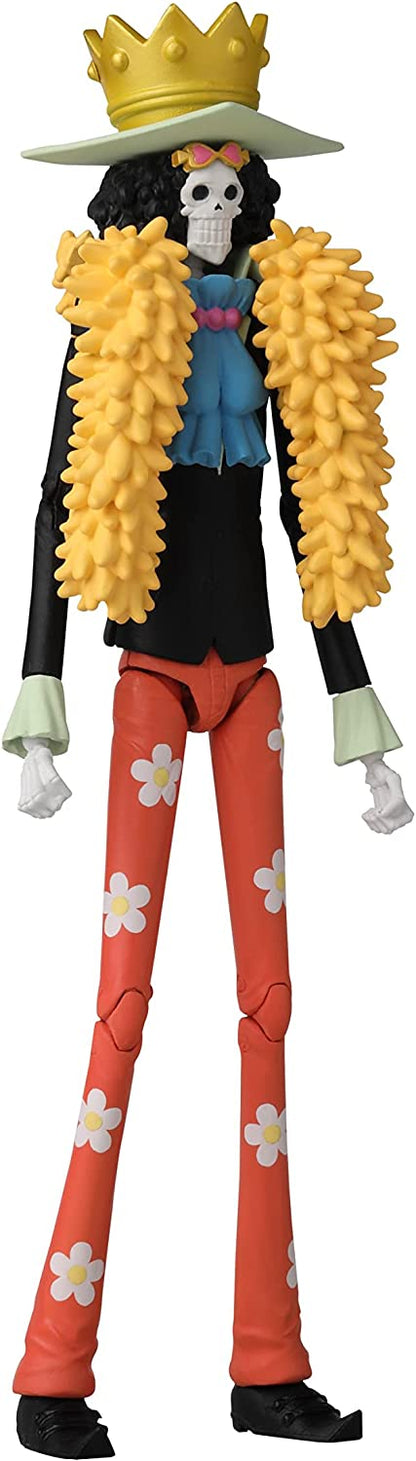 Brook Figura Acción One Piece Anime Heroes Bandai 18 Cm
