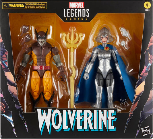 Wolverine Vs Lilandra Neramani Figura de Acción X Men Marvel Legends 15 Cm