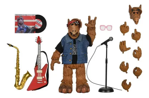 Alf Figura De Acción Alf Born To Rock Neca Ultimate 15 Cm