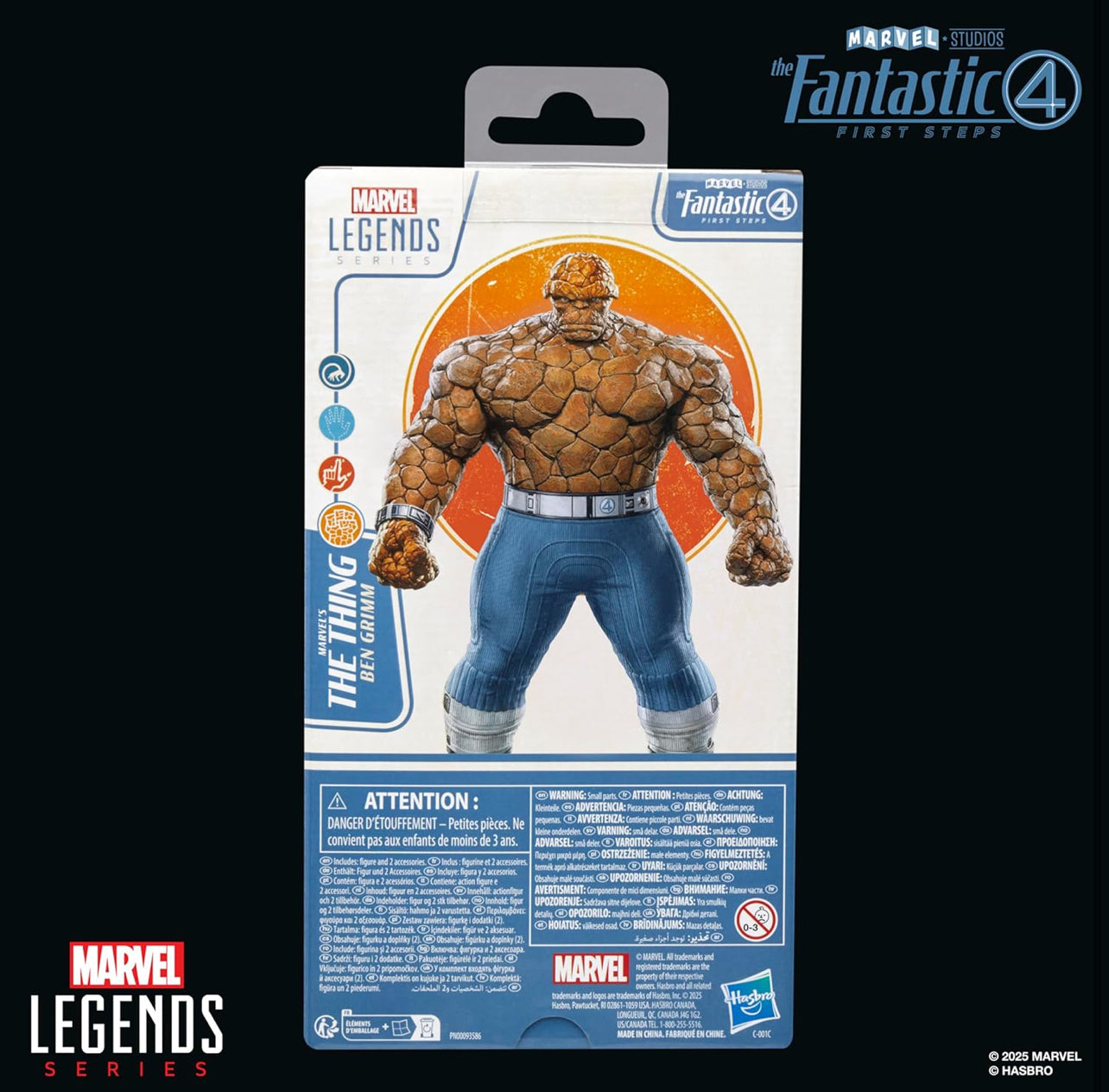 The Thing La Mole Figura De Acción Fantastic 4 First Steps Marvel Legends Hasbro 18 Cm