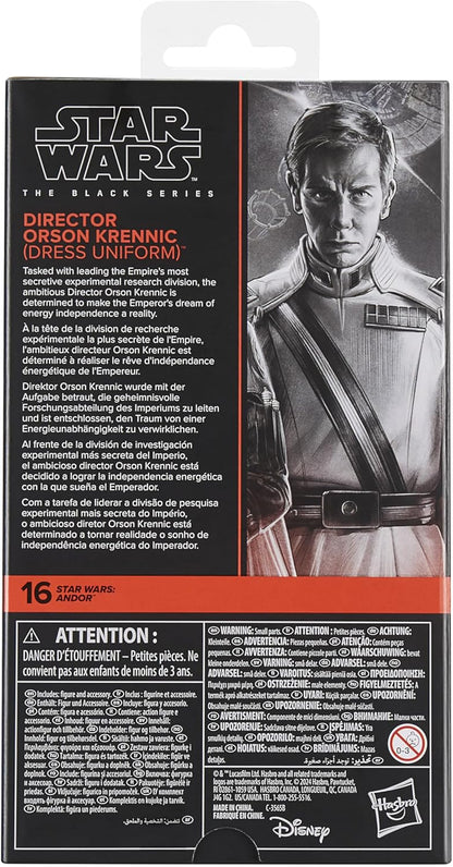 Director Orson Krennic Figura De Acción Andor Star Wars Black Series 16cm