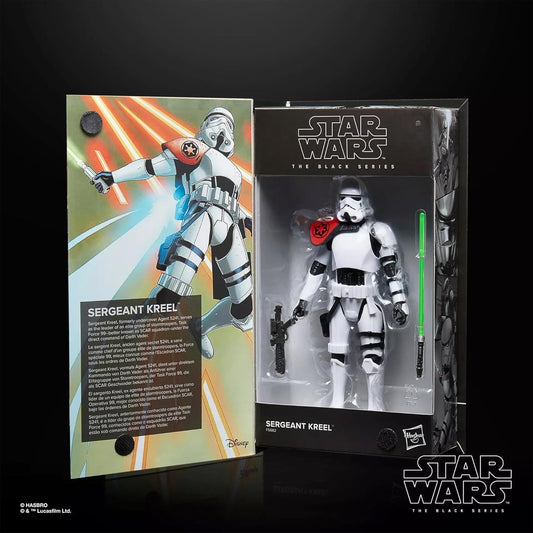 Sargeant Kreel Stormtrooper Figura De Acción Star Wars The Black Series Hasbro 16 Cm