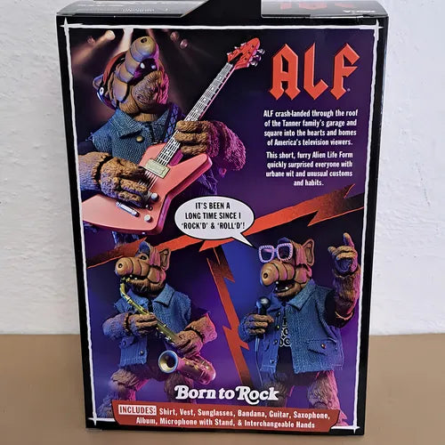 Alf Figura De Acción Alf Born To Rock Neca Ultimate 15 Cm